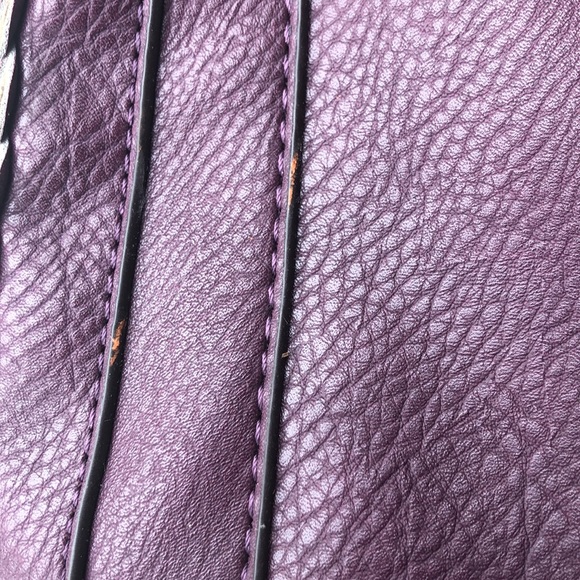 NWT Justfab Purple Hobo Style Bag with strap - Picture 6 of 7